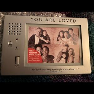 “You Are Loved” voice recording photo frame